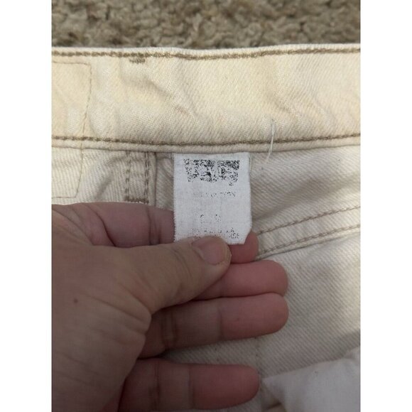 LEVI’S Vintage Relaxed Straight Cream Light Wash Jeans Sz 29x30 Y2k 90’s READ - Picture 6 of 10